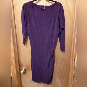 Armani Exchange Purple Dress